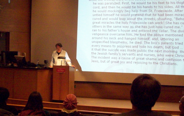 Ida Beam Lecture, 25 March 2011